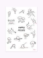 affiche-de-sport-illustrés-en-noir-et-blanc