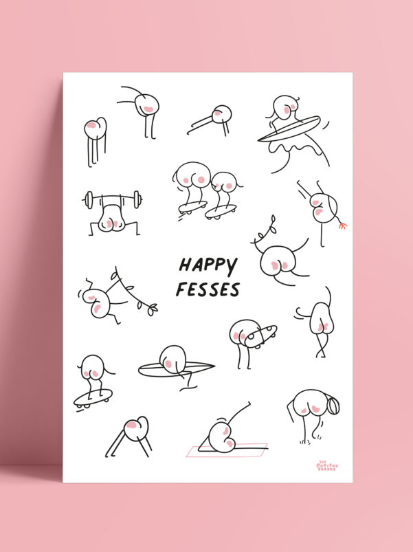 affiche-de-sport-illustrés-en-noir-et-blanc