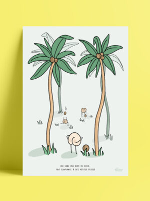 affiche-humoristique-décoration-toilettes-qui-gobe-une-noix-de-coco