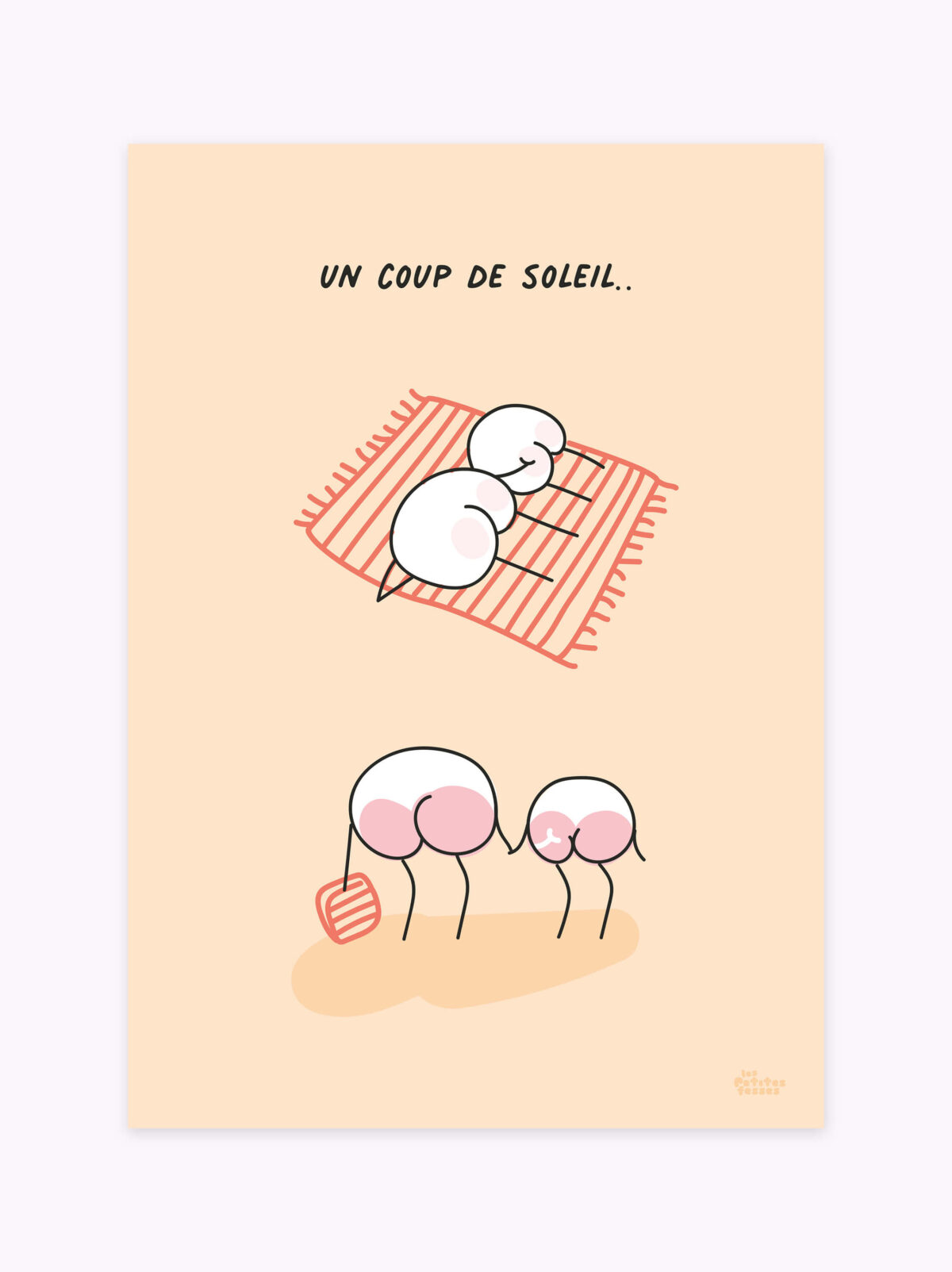 Affiche-encadrée-les-petites-fesses-un-coup-de-soleil