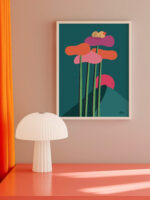 affiche-couple-amoureux-pin-dune-du-pilat-coucher-de-soleil-coloré