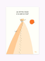 affiche-dune-du-pilat-bassin-arcachon-coucher-de-soleil