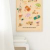 affiche-personnages-sur-la-plage-sur-le-sable-avec-parasol