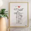 affiche-personnalisée-noir-et-blanc-surf