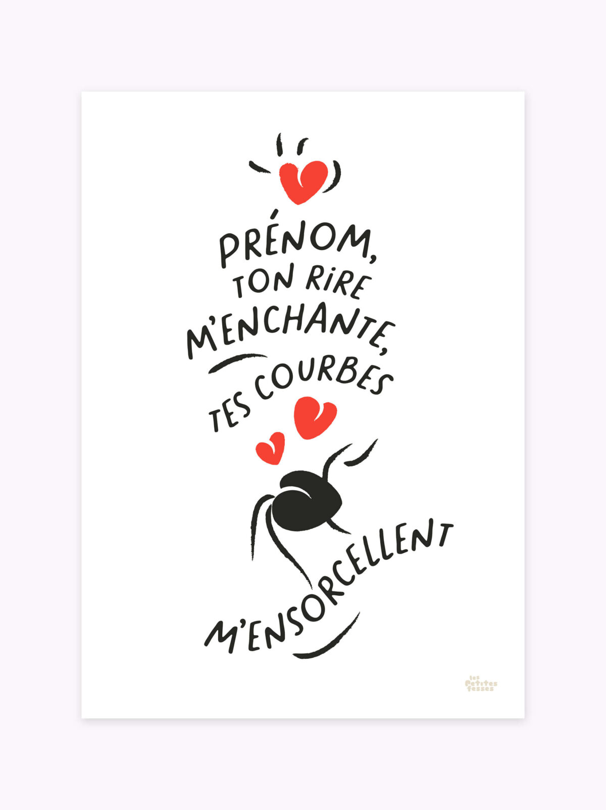 affiche à personnaliser affiche-amour-a-personnaliser