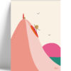 affiche-dune-du-Pilat-surf-bassin-Arcachon-illustré