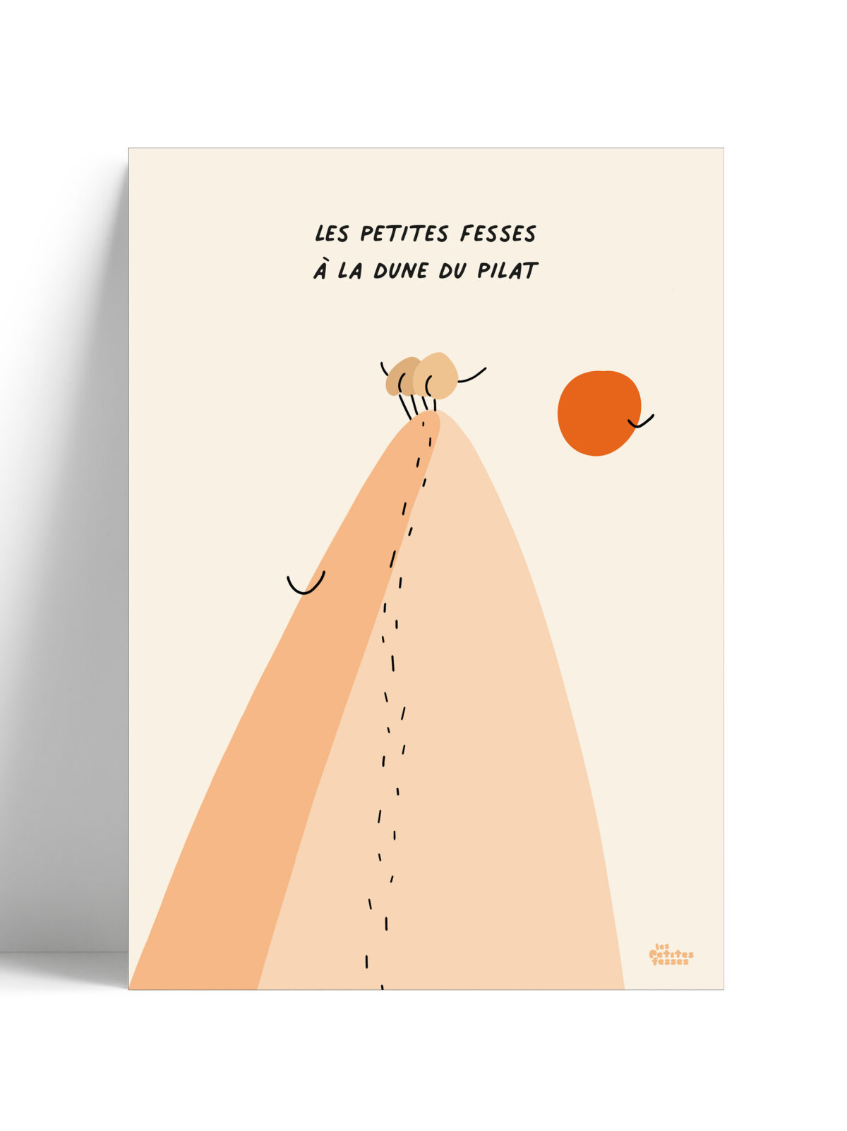 affiche-dune-du-pilat-bassin-arcachon-coucher-de-soleil