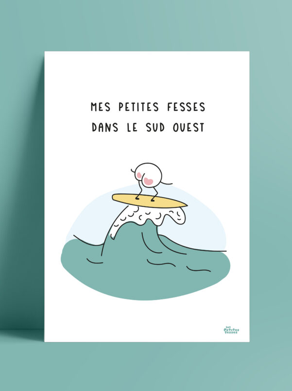 affiche-humour-petites-fesses-sud-ouest
