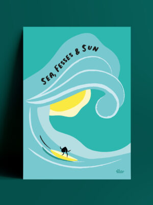 affiche-de-surf-sea