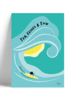 affiche-de-surf-sea