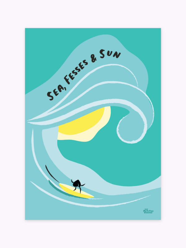 affiche-de-surf-sea