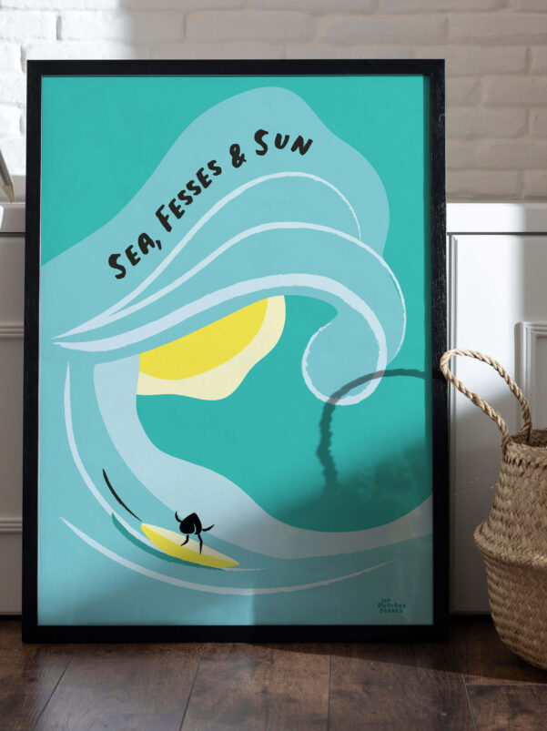 affiche-de-surf-sea