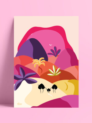 affiche-tropicale-balade-en-famille