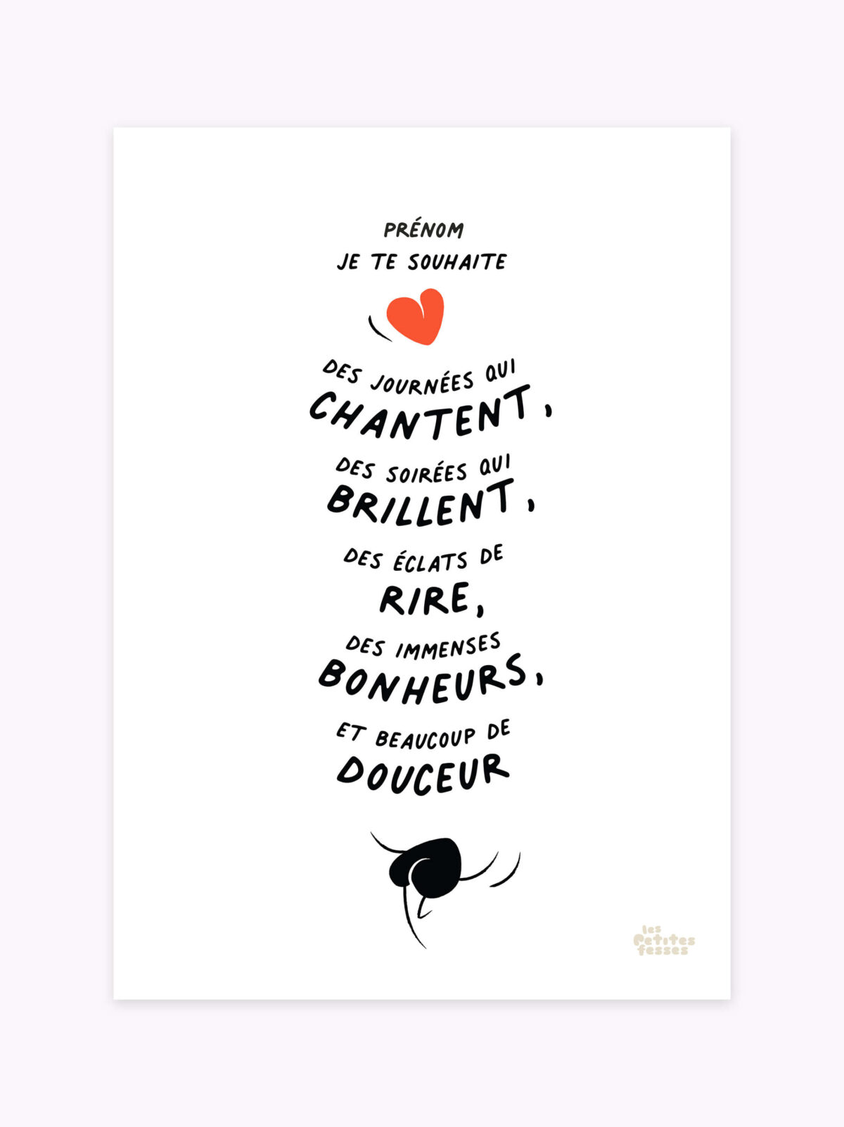 affiche à personnaliser affiche-amour-a-personnaliser