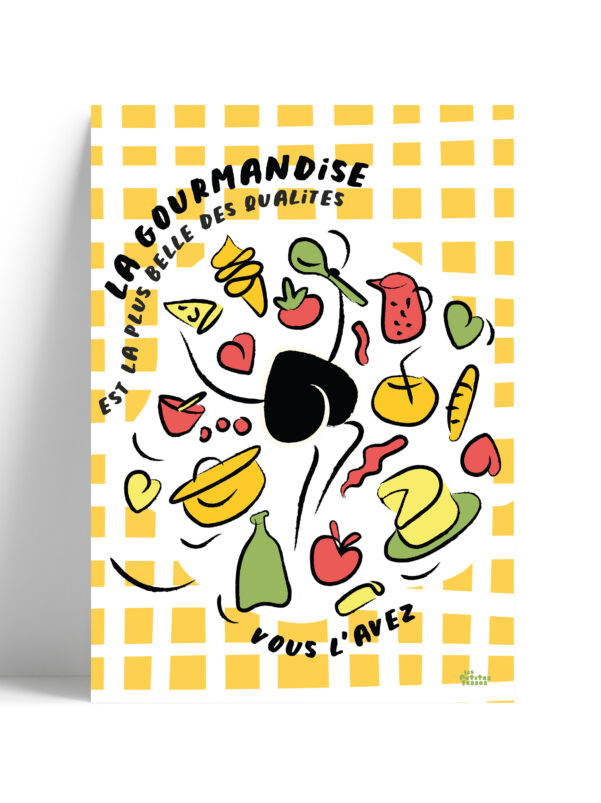 affiche-cuisine-kitchen-la-gourmandise