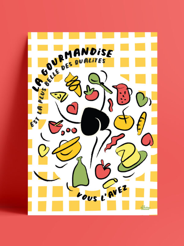 affiche-cuisine-gourmandise