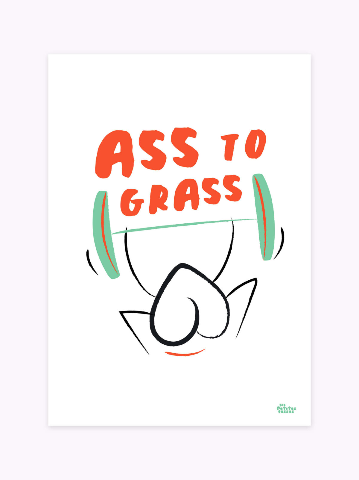 Squat ass to grass affiche-sport-squat-ass-to-grass