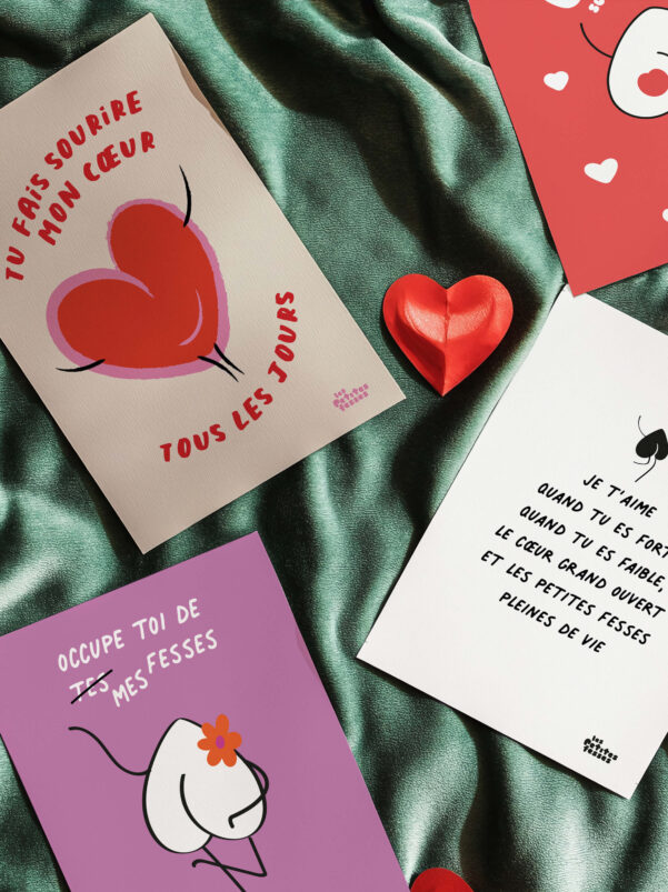 Cartes postales amour