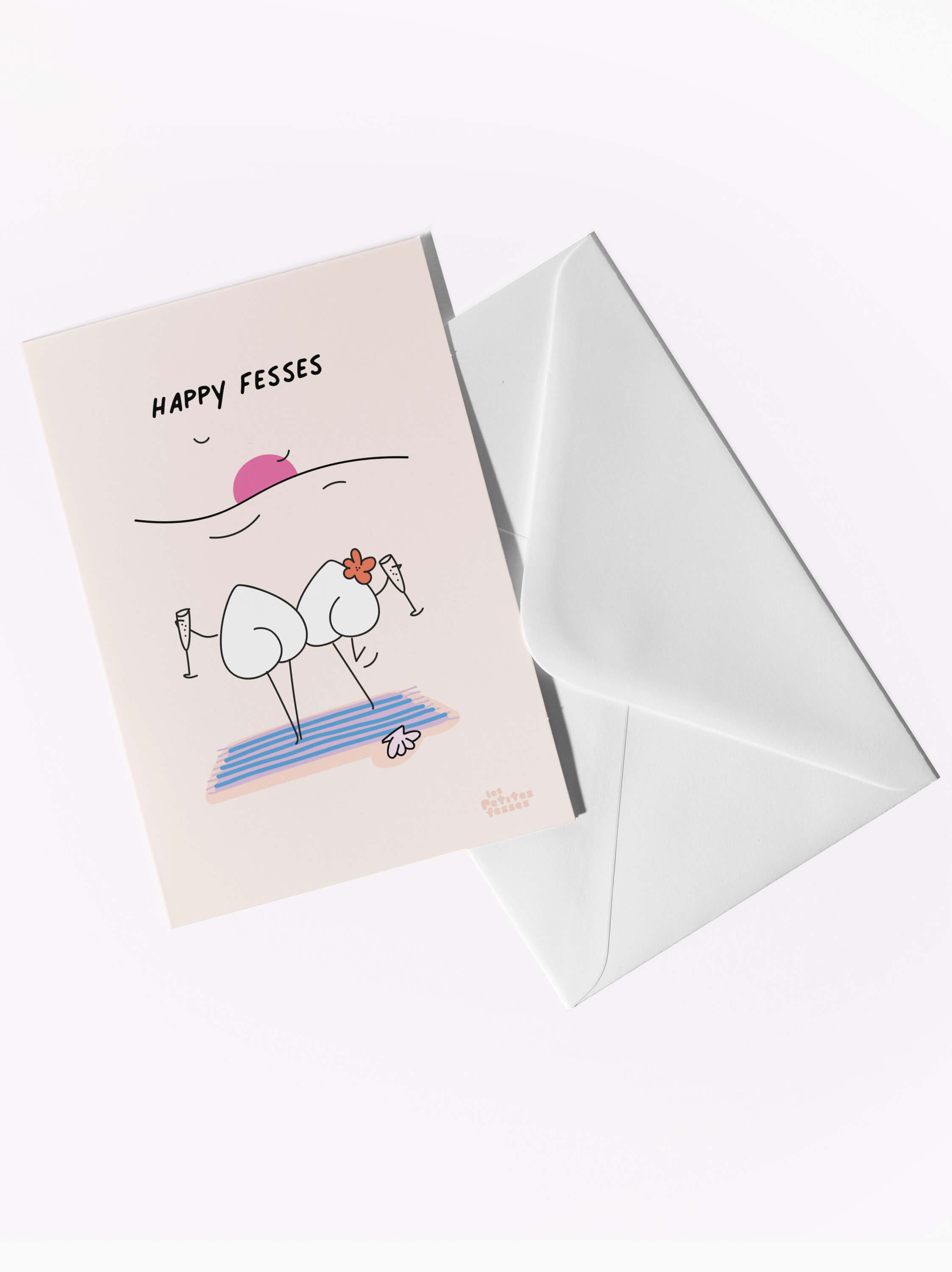 Carte postale Happy fesses